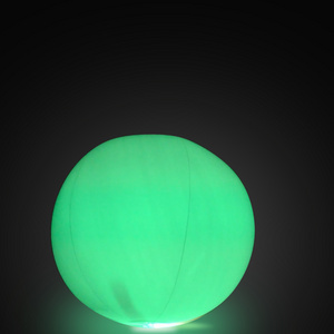 Neon-Glo Glow In The Dark Inflatable Beach Ball Anime  Pool For Doll People