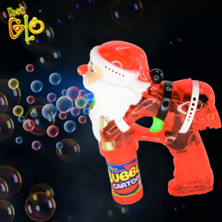 Wholesale Electric Gun Led Flashing Lights Christmas Soap Bubble Gun For Kids