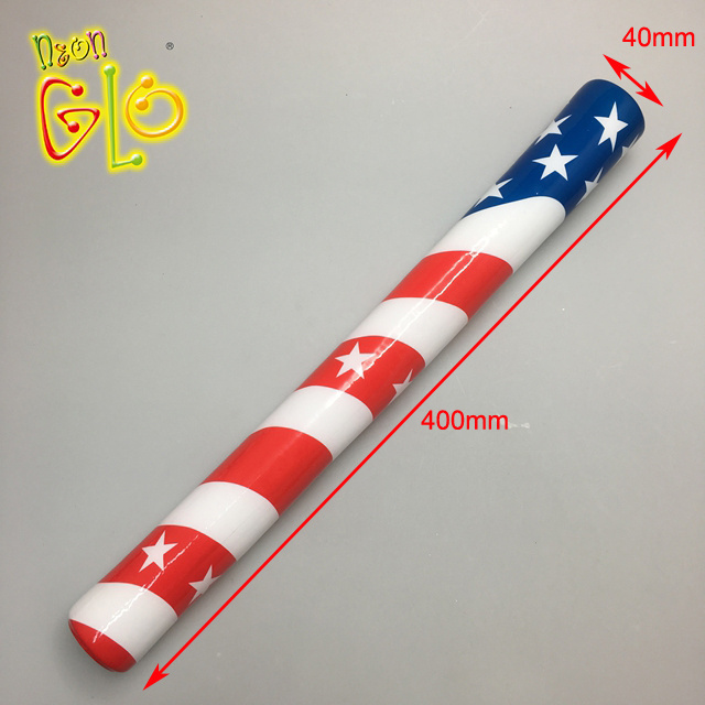 Wholesale LED Light Up Flashing Foam Stick for 4th of July