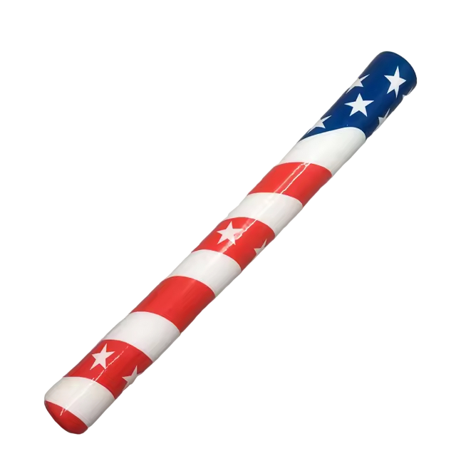 4th of July Party Supplies Led Foam Sticks Flashing Glow Sticks Light Up Baton Wands for Kids Fourth of July Party Decoration