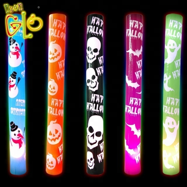 Halloween Light Up LED Cheering Foam Stick for Party Favor