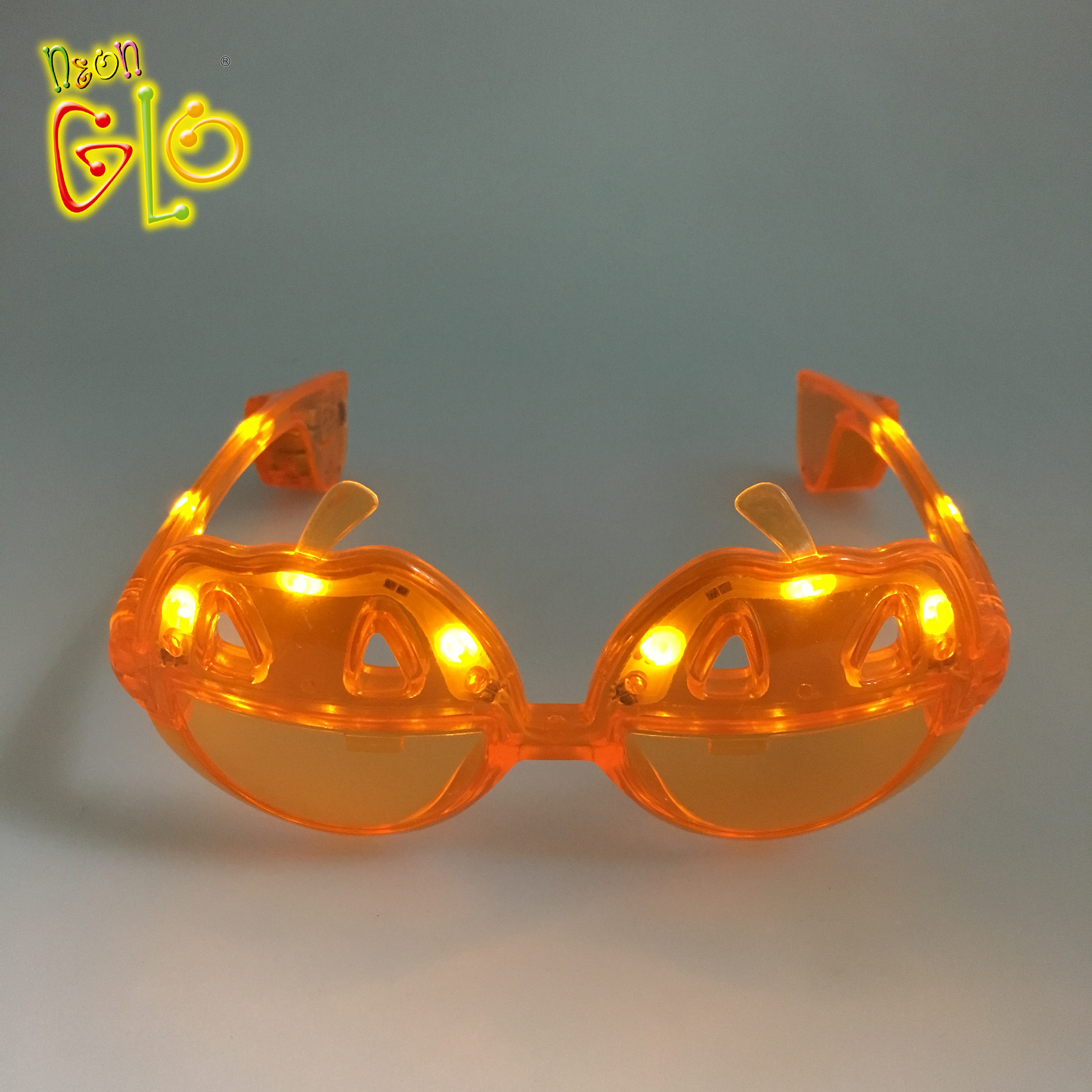 Wholesale Halloween Decoration Light up Pumpkin Head Glasses