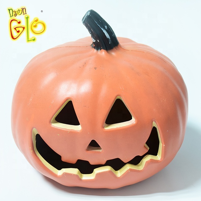 Halloween Pumpkin Light led plastic lantern Battery Operated