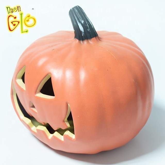 Halloween Pumpkin Light led plastic lantern Battery Operated