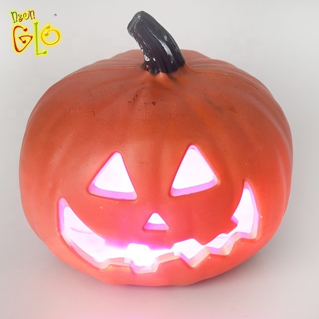 Halloween Pumpkin Light led plastic lantern Battery Operated