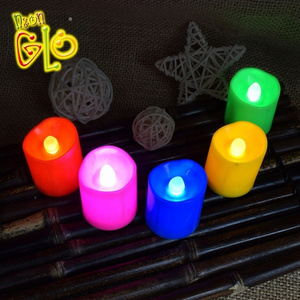 Party and home PP material decoration flameless LED candle votive