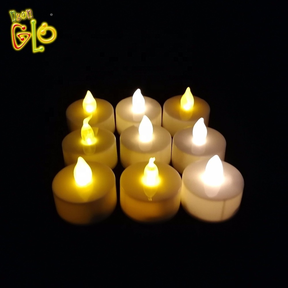 Home decoration cheap white LED candle festival party and promotion gift tealight