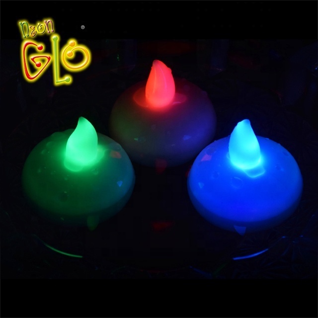 Water Activated  LED Tea Light Yellow Flicker Floating LED Tealight Candle