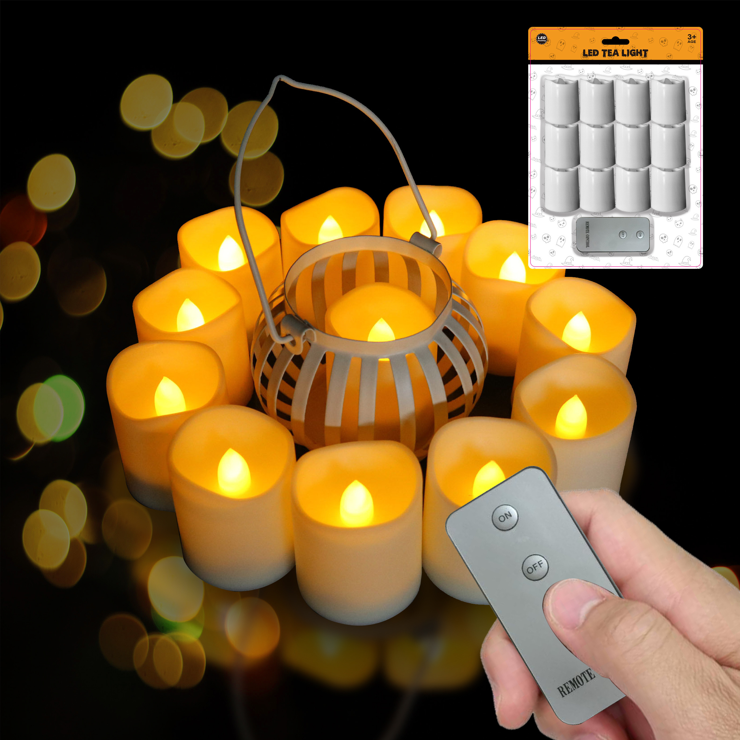 Remote Led Flameless Candle 24 Pcs Set Wedding Led Candle Light With Remote 3D Small Flickering Led Candle