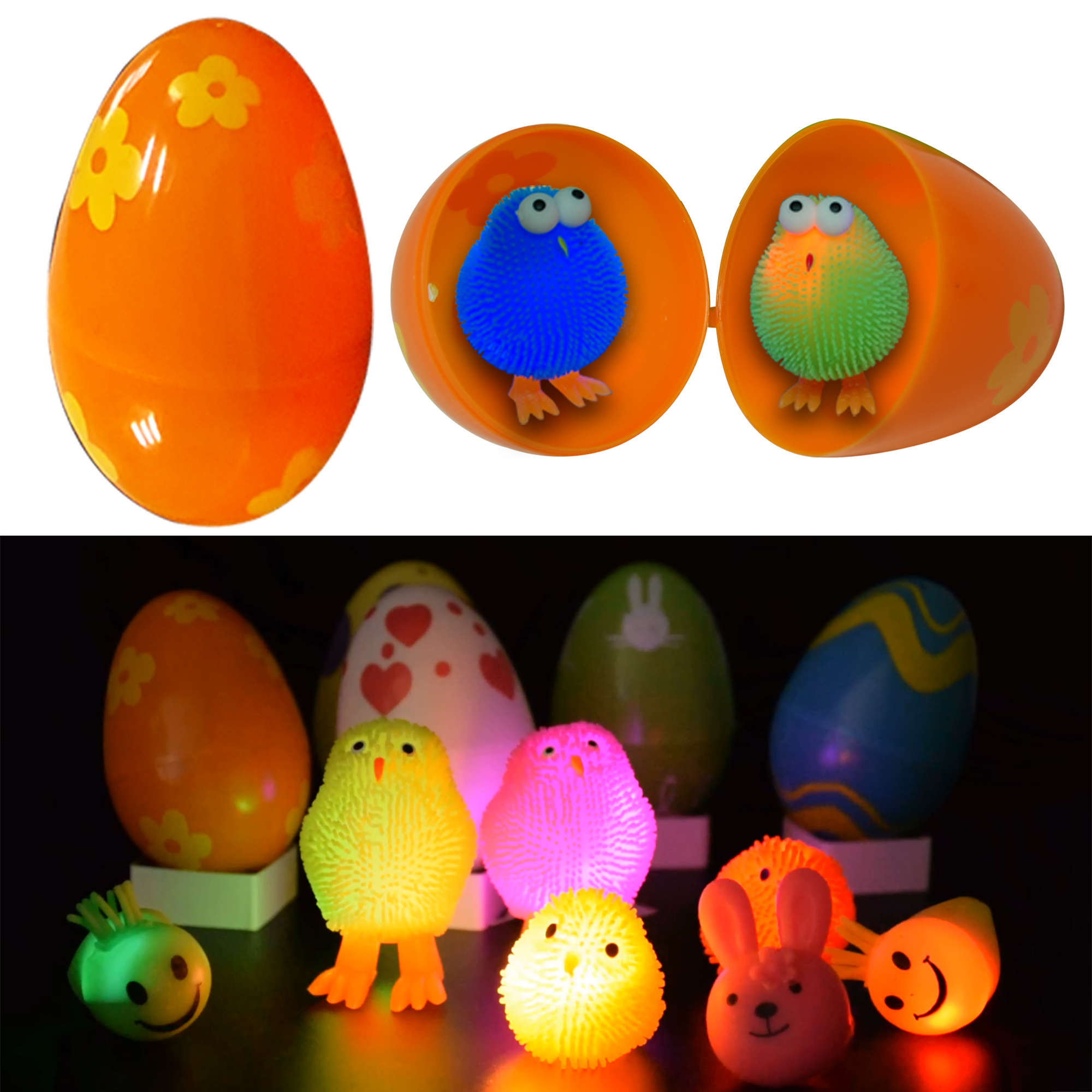 NEON-GLO Hot Sale Wedding Party Plastic Handmade Egg Surprise Toy for Kids