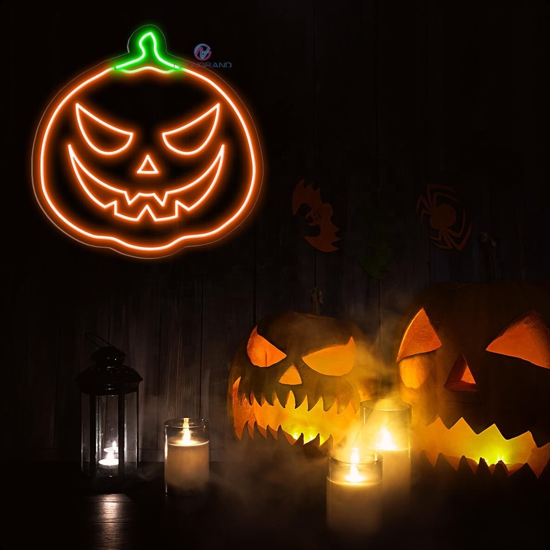 Wholesale Dropshipping Pumpkin Neon Sign Halloween Led Light ODM OEM High Quality Export Standard