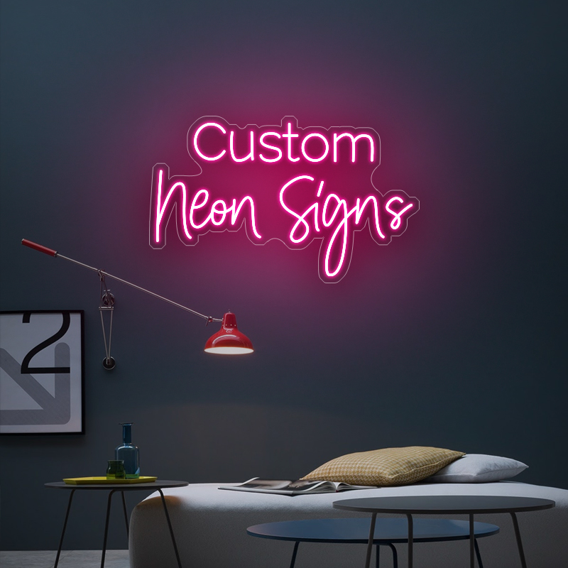 Rebow Professional Factory Silicone Acrylic Halloween Neon Sign Custom Name Led Lighting For Birthday Party Wall Decor