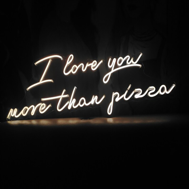 Led Illuminated Sign Flexible Silicone Faux Neon Sign Lash Neon Sign For Wall Bedroom