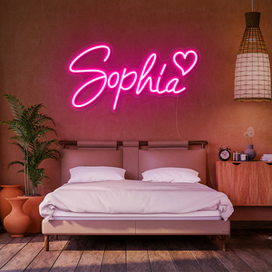 Free Design Fast delivery Custom led light neon sign NO MOQ dropshipping for bedroom birthday party home wedding decor