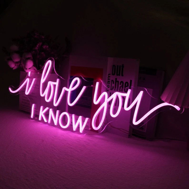 Led Illuminated Sign Flexible Silicone Faux Neon Sign Lash Neon Sign For Wall Bedroom