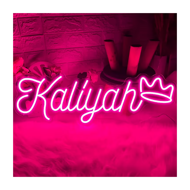 Light Up Sign Lashes Large Custom Led Sign Neon Sign Happy Birthday For Wall Bedroom