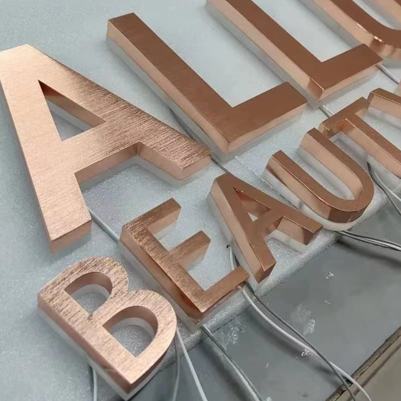 Custom 3D Acrylic Signs Business Logo Beauty Salon Nail Hair Studio Wall Aesthetics Decor Sign