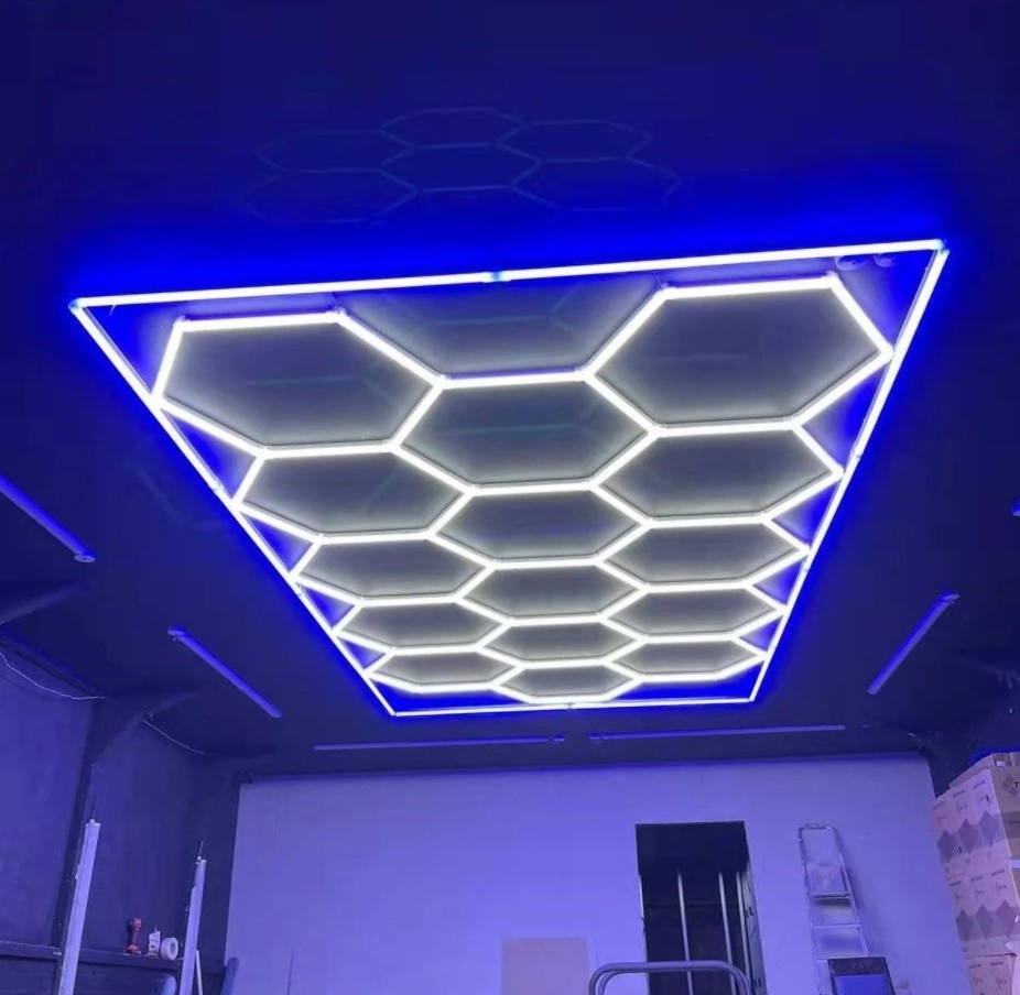 Inspection Garage Auto Coloured Honeycomb Led Ceiling light