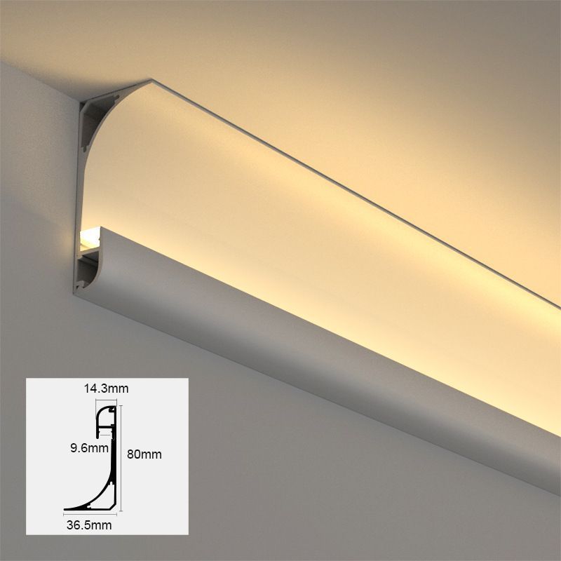 Opening/Ceiling Free Surface Mounted 0.5M 1M Long Linear Lamp Wall Washing Led Aluminum Profile Light