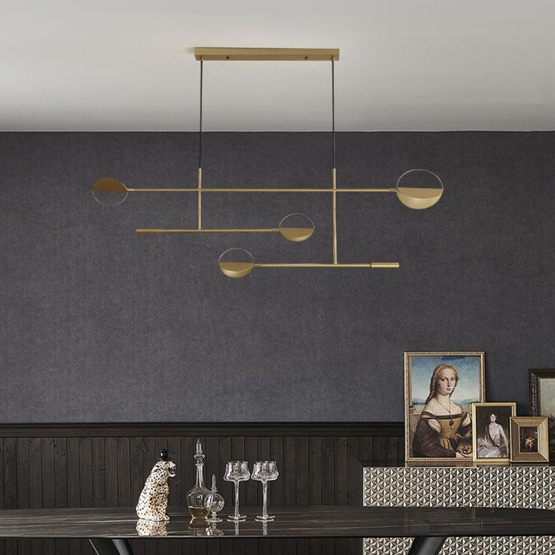 Led Simple Chandelier Light, Nordic Bar Chandelier Lamp, Iron Modern Restaurant Pendent Lamp