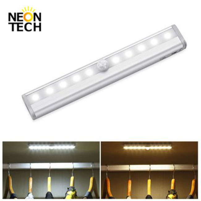 Motion Sensor Led Closet Light Cabinet Bookcase Lights