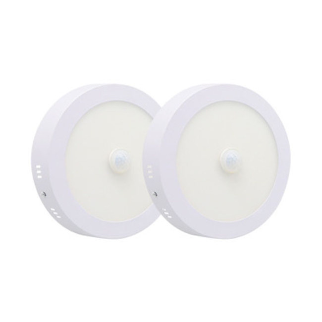 Smart Panel Light Surface Mounted 8W 18W Motion Sensor Led Ceiling Light