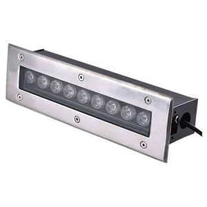 3W 6W 9W 12W Rgb Ip67 Outdoor Recessed Inground Led Linear Underground Light