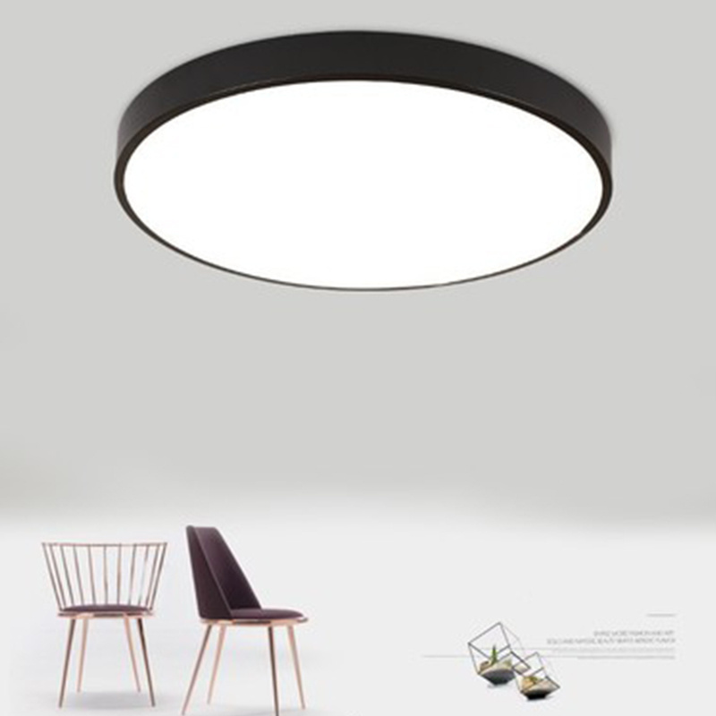 6W 9W 12W 18W 24W 6500K Daylight Surface Mounted Round Led Ceiling Panel Light