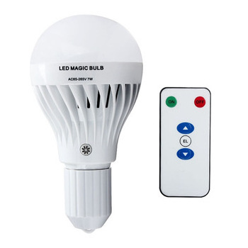 Emergency Bulb 7W Remote Control E27 Battery Operated Led Light Bulb