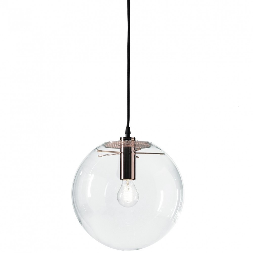 Modern ClassiCon Selene black and Copper glass Home Decorative Suspension Lamps luminaire Globe Pendant Light