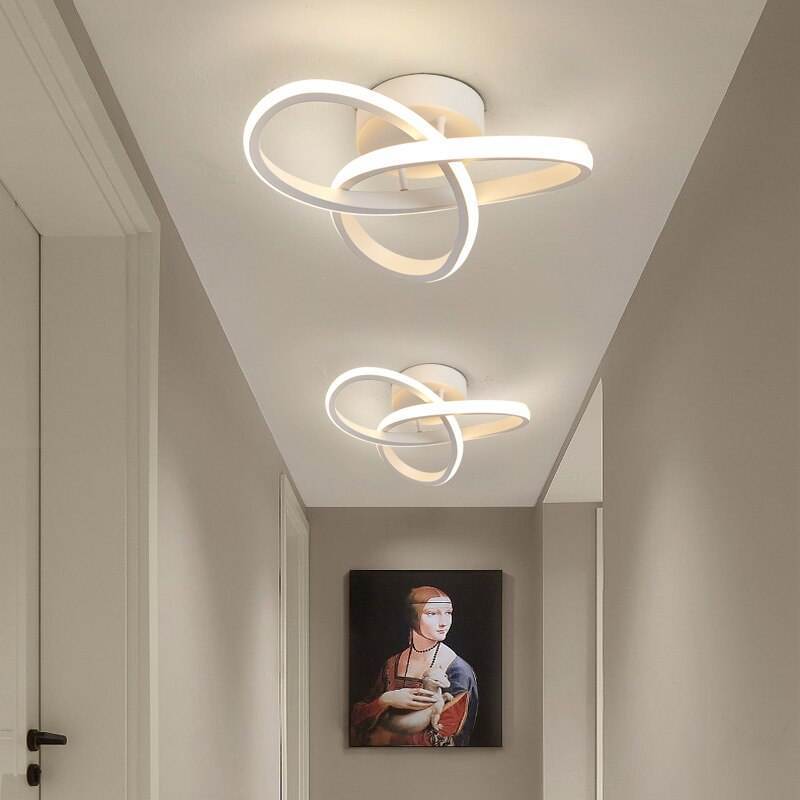 Modern Chandelier Three Colors Lamp Style Bedroom Light Surface Installation Household 24*10CM  LED Ceiling lamp