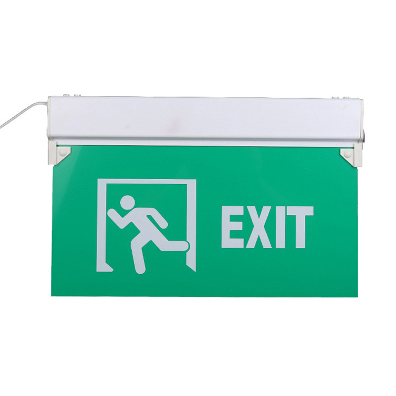 Customized Rechargeable 3W LED Exit Light Sign for Emergency