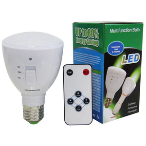 With Remote Control LED Intelligent Rechargeable Emergency Bulb 9W