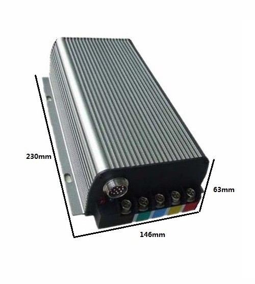 Programmable Sabvoton Controller SVMC72150 Sine-Wave Motor Controller For 3KW Motor