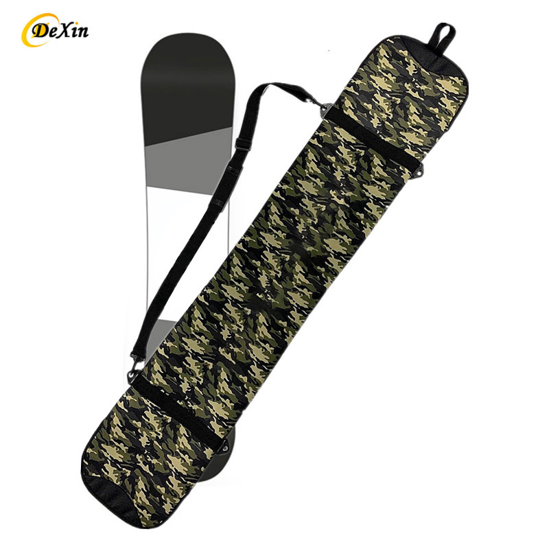 Wholesale High Quality Adult Freestyle Square Shape Cheap Sublimation Printing Camo Snowboard Blank Snowboard Cover Sleeve