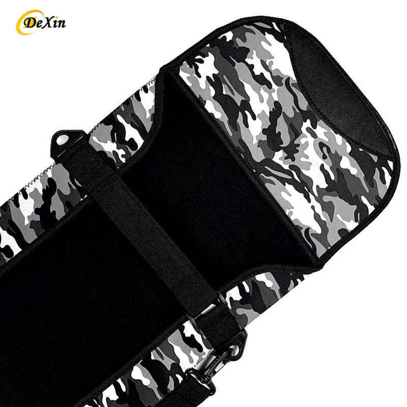 Wholesale High Quality Adult Freestyle Square Shape Cheap Sublimation Printing Camo Snowboard Blank Snowboard Cover Sleeve