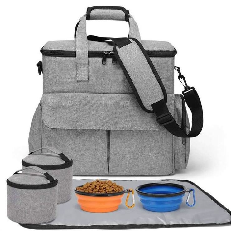 Pet Outing Tote Bag Dog Food Carrying Pet Supplies Portable Travel Bag