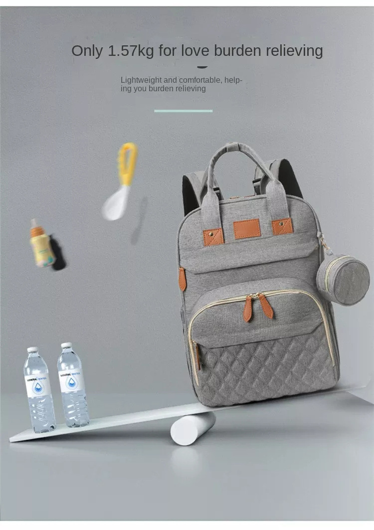 Wholesale baby diaper bag large capacity travel mummy bag diaper backpack custom baby boy diaper bag for mom baby care