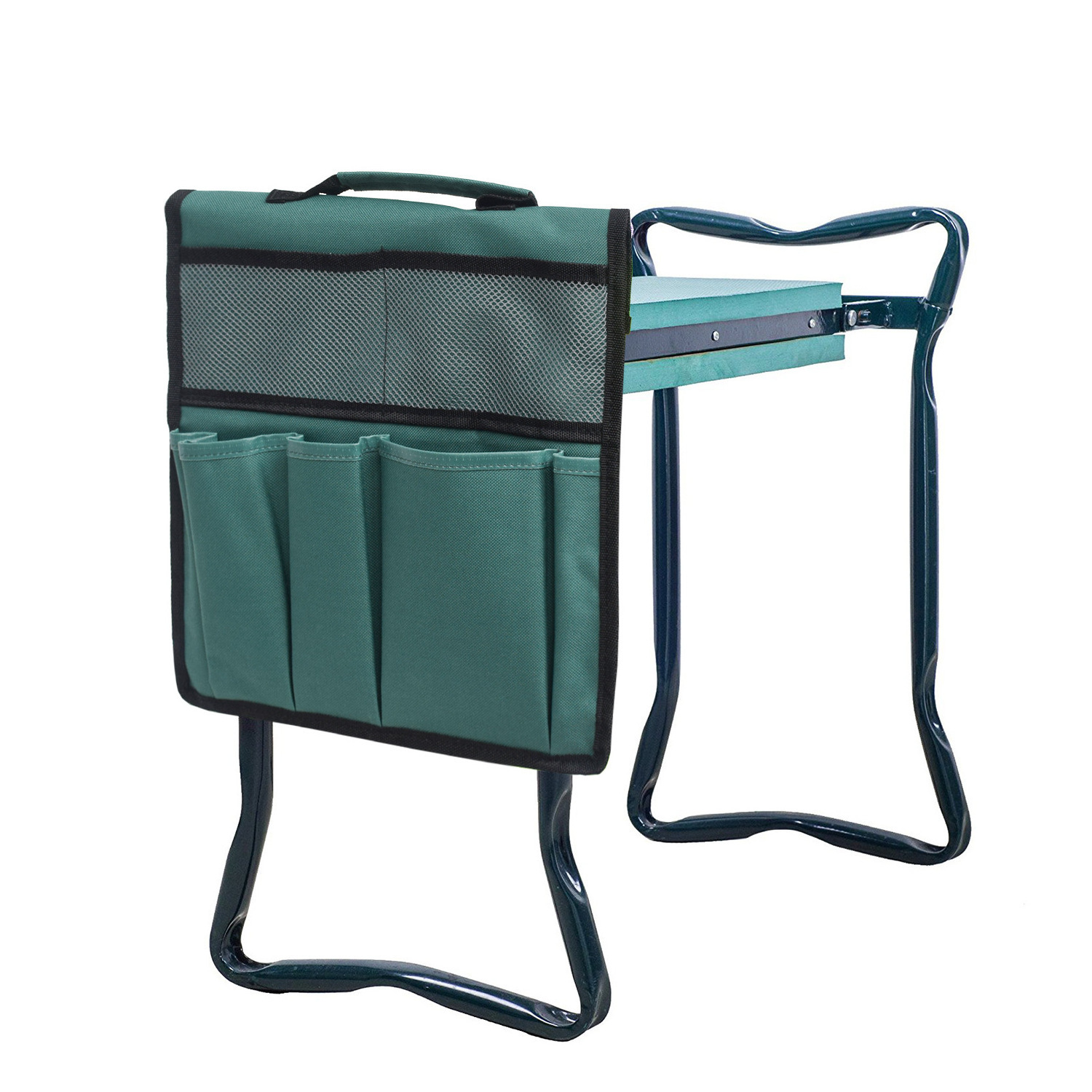 Garden Tools Kneeler Bag  Portable Oxford Professional Large Compartment Outdoor Multi-pockets Hanging Organizer Side Bag