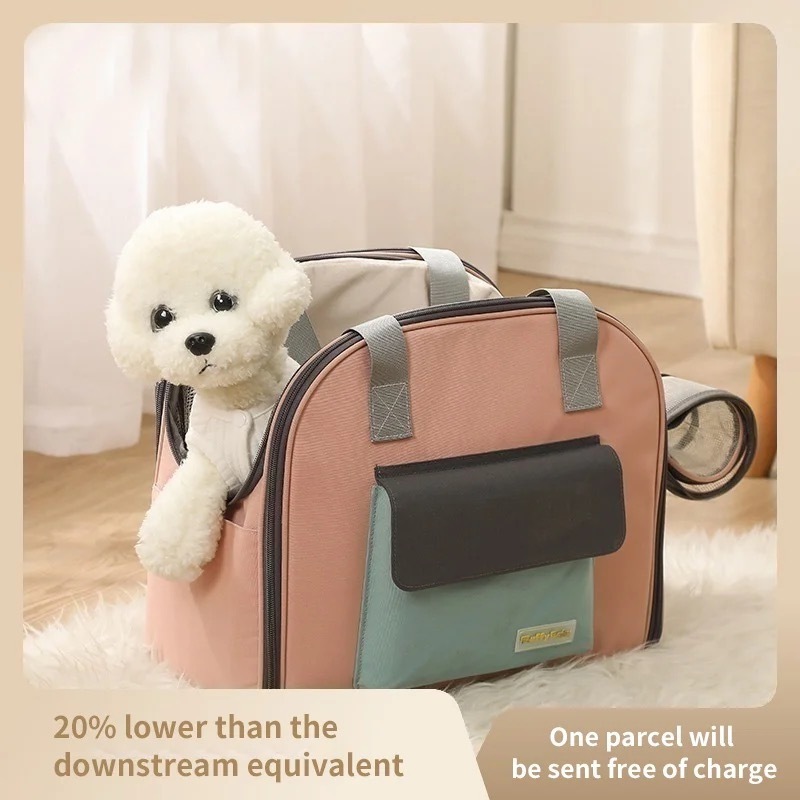 Wholesale Fashionable Outdoor Travel Portable Breathable Canvas Carrier Walking Dogs and Cats Knapsack pet carrier