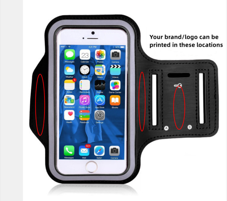 Promotion Phone Accessories Sports Running Mobile Phone Arm Bag Armband Waterproof Neoprene Cell Phone Arm Case