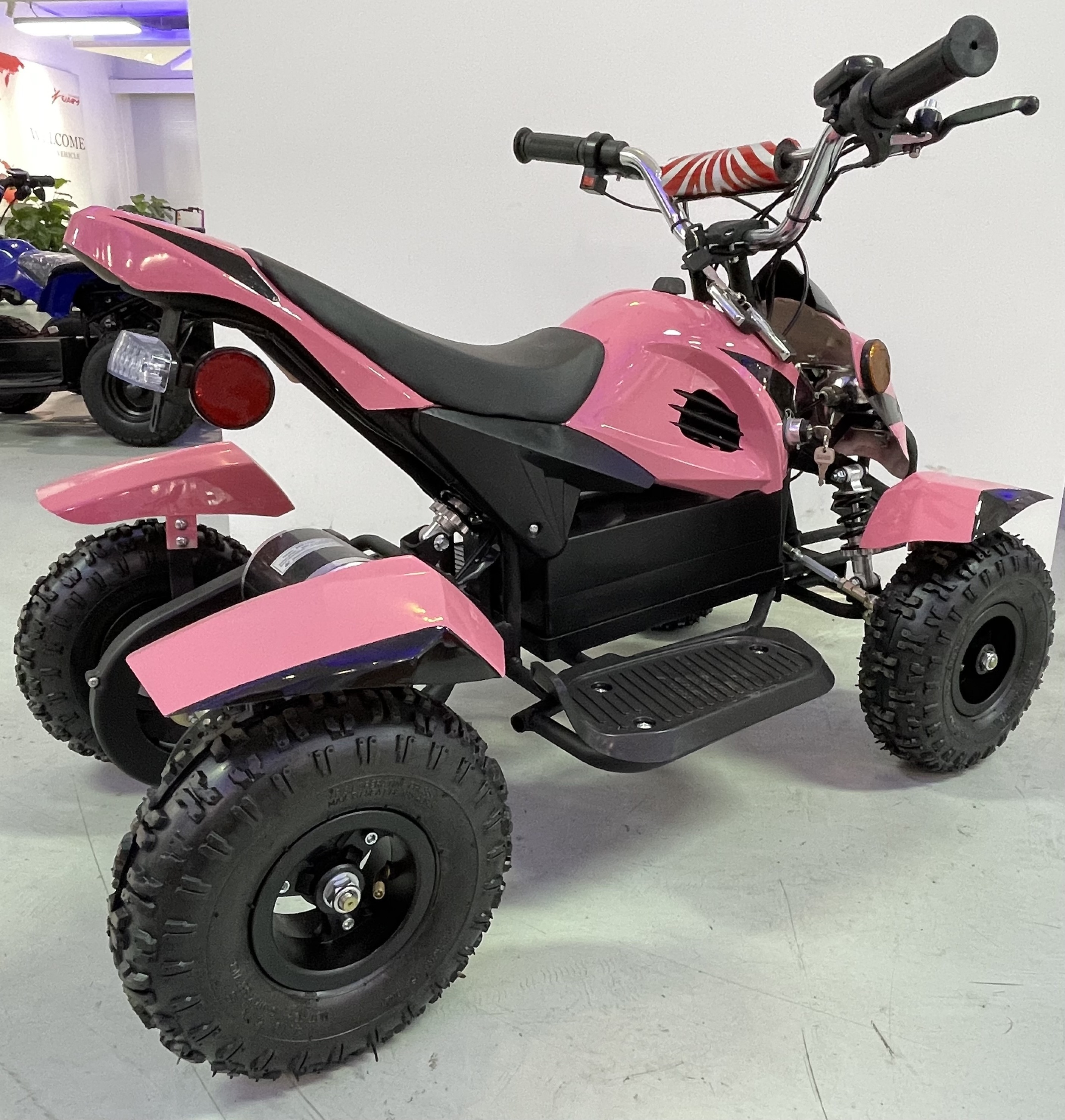 HJ-YED500 Pink quad bikes for children kid 36V/300W motor power ATV