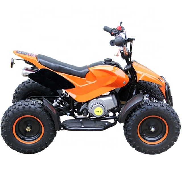 HJ-A22 kids mini quad bikes 49cc 50cc off road atv (ATV-3A) gasoline ATV Quad four-wheeled ATV steel+carton packing for children