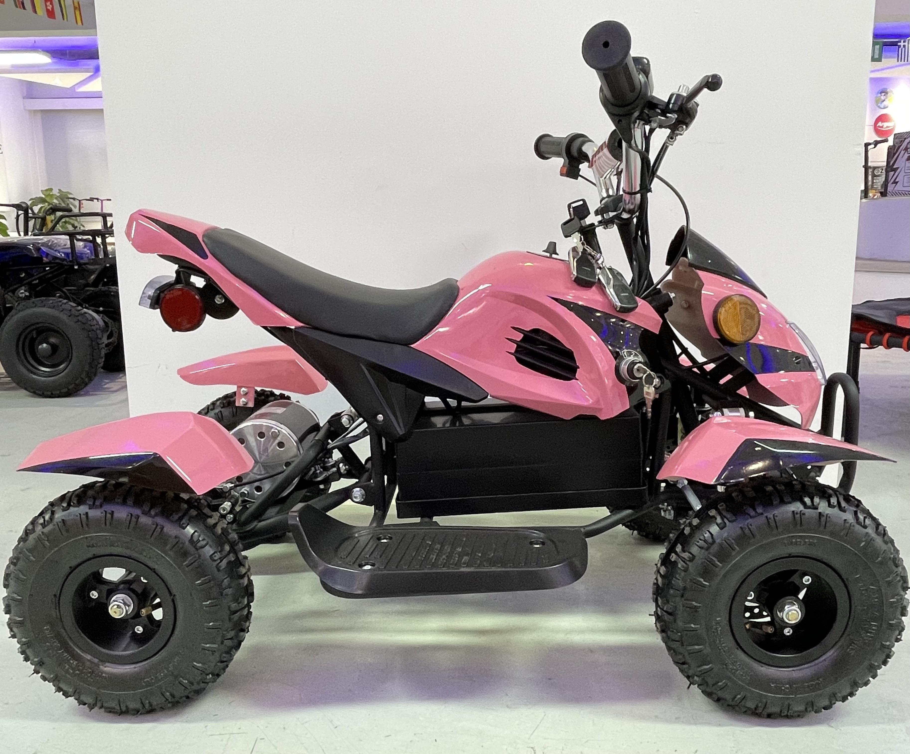 HJ-YED500 Pink quad bikes for children kid 36V/300W motor power ATV