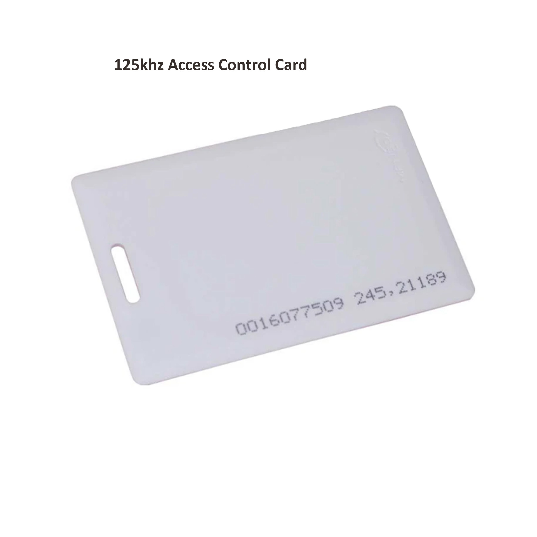 1.8mm EM4100 Tk4100 125khz Access Control Card Read Only With UID number On The Card Proximity RFID Card