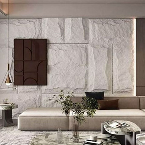 JUSTONE light weight faux stone panel PU water foam Culture stone Stone texture panel for wall decoration easy to tall