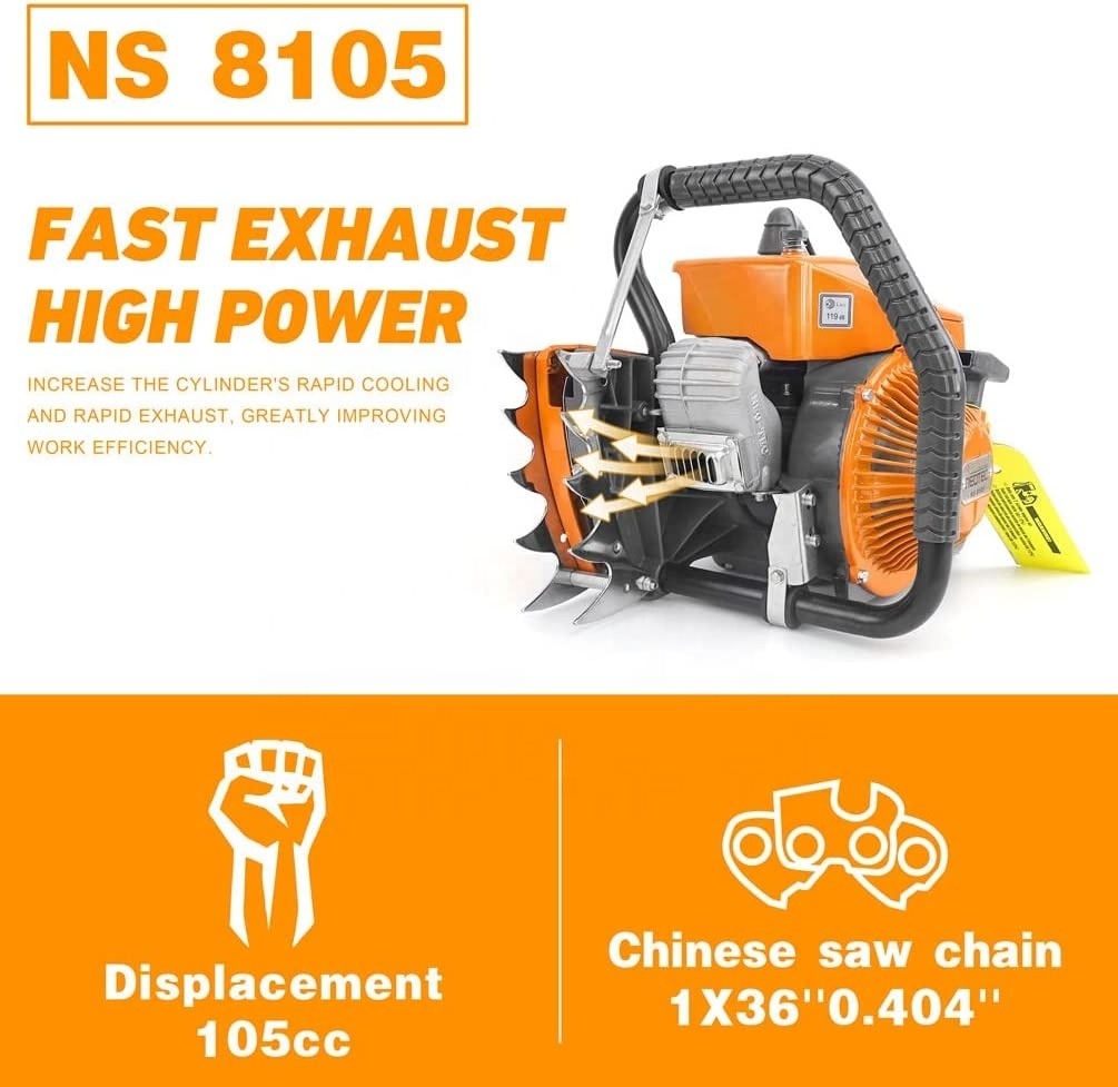 NEOTEC NS8105 105CC Chain Saw Ms070 Petrol Big Power Professional German Made ST Chainsaw 070