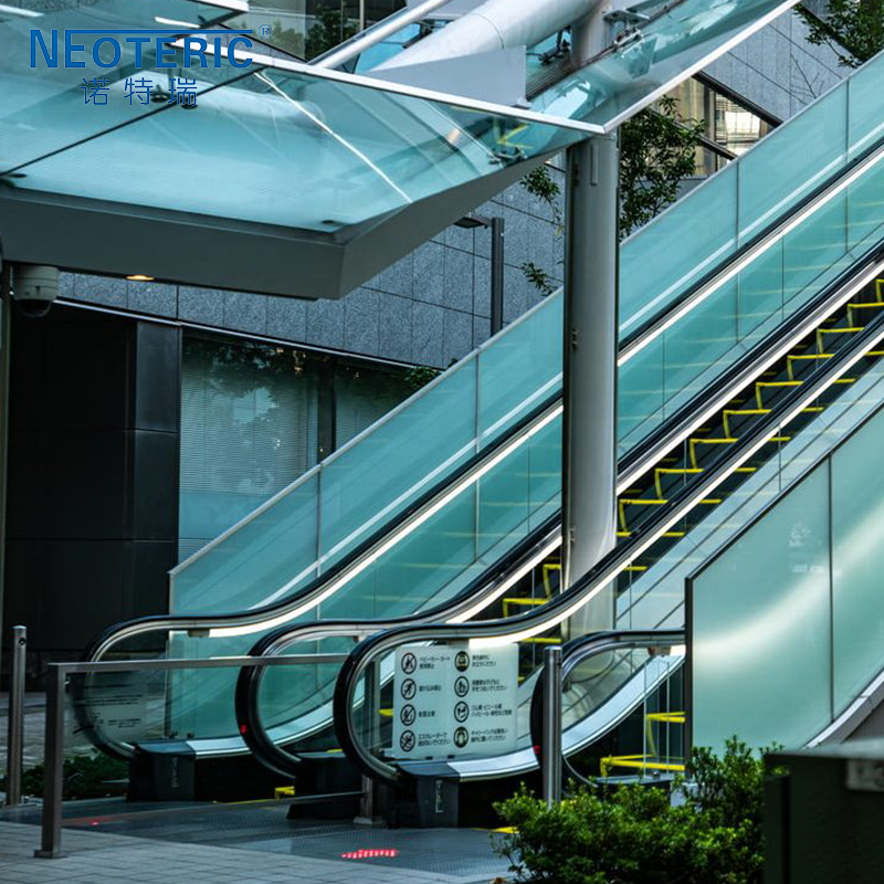 Popular design Pedestrian Bridge Parallel Arrangement 800MM Step Width Residential Escalator