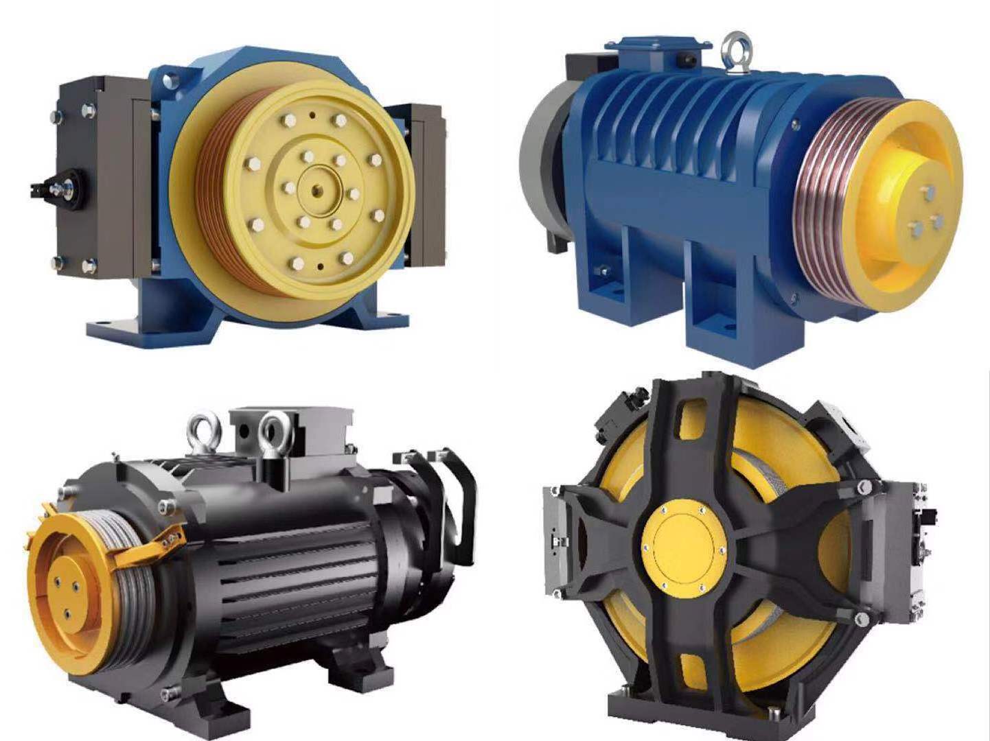 High Quality Lift Manufacturers Elevator Traction Motor Gearless Machine for Elevator