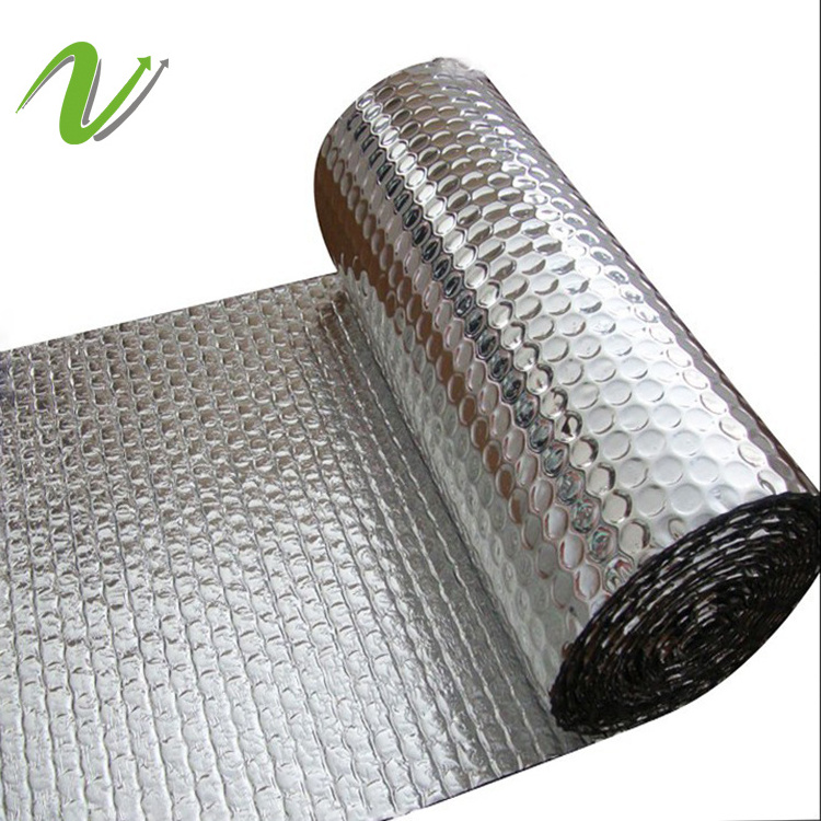 Thermal Insulation Roller Sheets with 12mm thickness 97% Reflectivity and roll size of 38sqm High Quality Aluminum Bubble Film